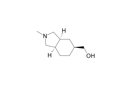 1H-Isoindole-5-methanol, octahydro-2-methyl-, (3a.alpha.,5.beta.,7a.alpha.)-