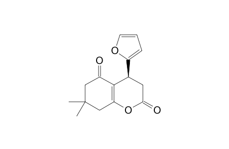 7,7-DIMETHYL-4-(2-FURYL)-3,4,5,6,7,8-HEXAHYDROBENZOPYRANE-2(H),5-DIONE