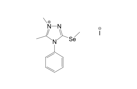 1-PHENYL-2,3-DIMETHYL-5-SELENOMETHYL-1,3,4-TRIAZOLIUM_IODIDE