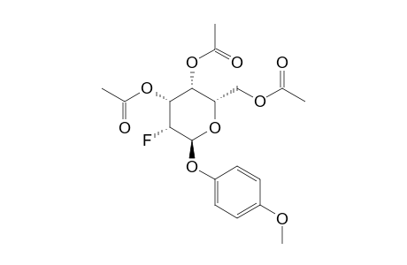 3,4,6-TRI-O-ACETYL-2-DEOXY-2-FLUORO-BETA-1-(4-METHOXYPHENYL)-D-GALACTOPYRANOSE
