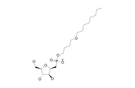 1-(BUTYL-4'-O-OCTYL)-2,5-ANHYDRO-D-GLUCITYL-PHOSPHONATE