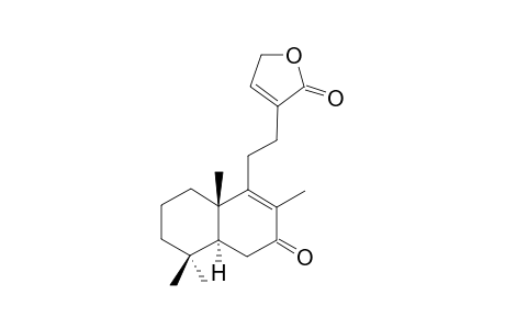 LEOHETERONIN-B;15,16-EPOXY-LABDA-8,13-DIENE-7,16-DIONE