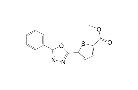 5-(5-phenyl-1,3,4-oxadiazol-2-yl)-2-thiophenecarboxylic acid methyl ester