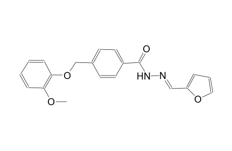 N'-[(E)-2-furylmethylidene]-4-[(2-methoxyphenoxy)methyl]benzohydrazide