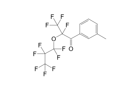 2,3,3,3-tetrafluoro-2-(1,1,2,2,3,3,3-heptafluoropropoxy)-1-(m-tolyl)propan-1-one