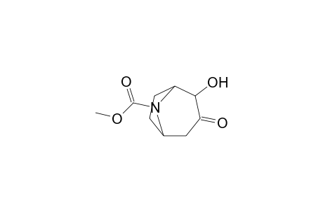 N-Methoxycarbonyl-2-exo-hydroxy-8-azabicyclo[3.2.1]octan-3-one
