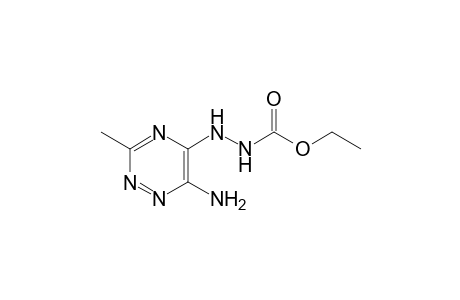 6-Amino-5-(N2-ethoxycarbonylhydrazino)-3-methyl-1,2,4-triazine