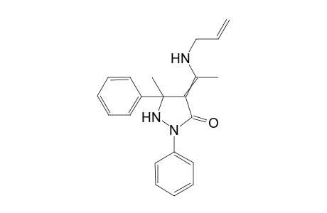 4-[1-(allylamino)ethylidene]-5-methyl-2,5-diphenyl-pyrazolidin-3-one