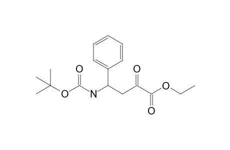 Ethyl 4-[(tert-butoxycarbonyl)amino]-2-oxo-4-phenylbutanoate