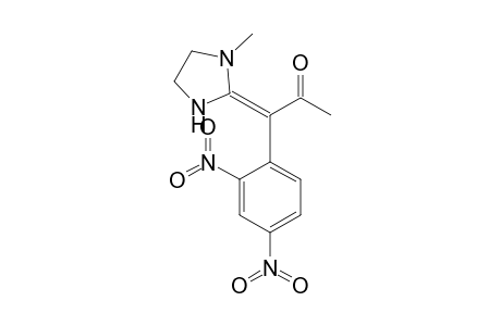 1-Methyl-2-[acetyl(2',4'-dinitrophenyl)methylene]imidazolidine