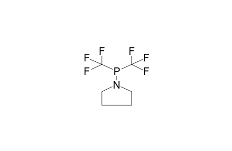 1-BIS(TRIFLUOROMETHYL)PHOSPHINOPYRROLIDINE