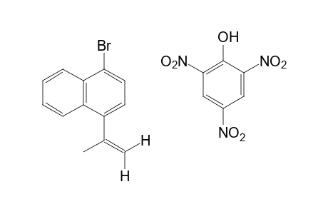1-bromo-4-isopropenylnaphthalene, monopicrate