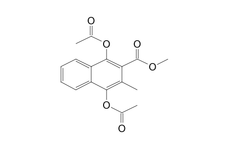 1,4-Diacetoxy-3-methylnaphthalene-2-carboxylic acid, methyl ester
