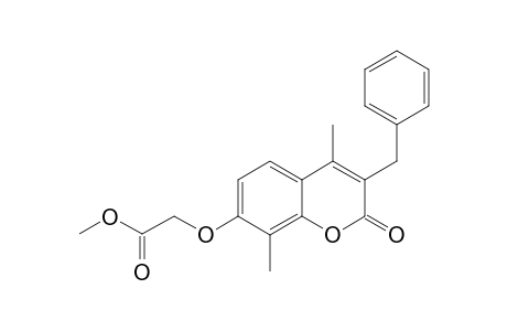 methyl [(3-benzyl-4,8-dimethyl-2-oxo-2H-chromen-7-yl)oxy]acetate