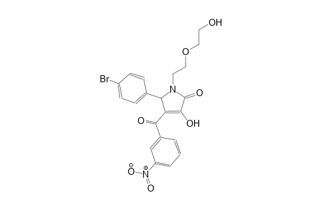 5-(4-bromophenyl)-3-hydroxy-1-[2-(2-hydroxyethoxy)ethyl]-4-(3-nitrobenzoyl)-1,5-dihydro-2H-pyrrol-2-one