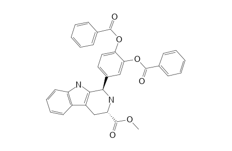 (1R,3S)-Methyl 1-(3,4-dibenzoyloxyphenyl)-1,2,3,4-tetrahydro-9H-pyrido[3,4-b]indole-3-carboxylate