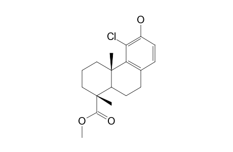 Methyl 11-chloro-12-hydroxypodocarpa-8,11,13-trien-19-oate