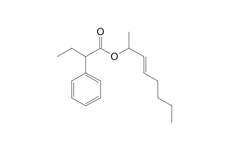 Butyric acid, 2-phenyl-, oct-3-en-2-yl ester