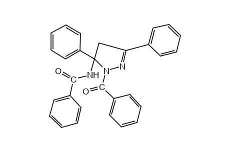 N-(1-benzoyl-3,5-diphenyl-2-pyrazolin-5-yl)benzamide