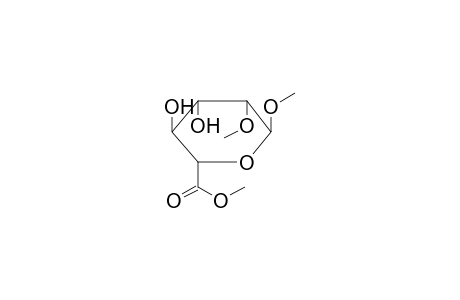 Methyl(methyl 2-O-methyl-.alpha.-D-mannopyranoside)uronate