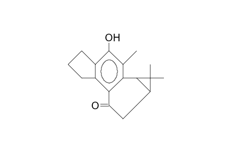 7-Hydroxy-8,11,11-trimethyl-tetracyclo(7.6.0.0/2,6/.0/10,12/)pentadeca-1,6,8-trien-15-one