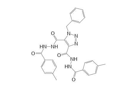 1H-1,2,3-Triazole-4,5-dicarboxylic acid, 1-(phenylmethyl)-, bis[2-(4-methylbenzoyl)hydrazide]