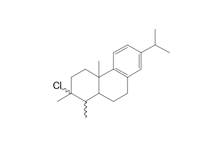 3.alpha.-Methyl-3.beta.-chloro-18-nor-abieta-8,11,13-triene