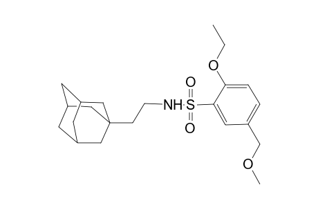 N-[2-(1-adamantyl)ethyl]-2-ethoxy-5-(methoxymethyl)benzenesulfonamide