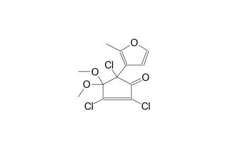 2,3,5-TRICHLORO-4,4-DIMETHOXY-5-(2-METHYL-3-FURYL)-2-CYClOPENTENONE