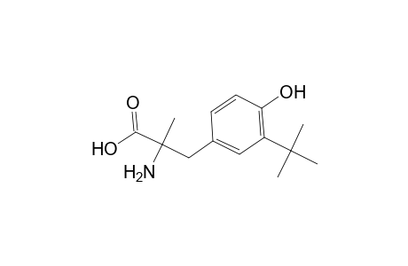 Tyrosine, 3-tert-butyl-.alpha.-methyl-