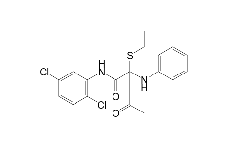 2-anilino-2',5'-dichloro-2-(ethylthio)acetoacetanilide