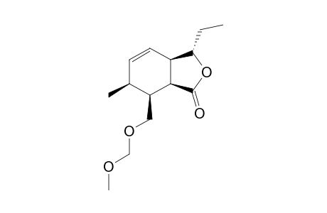 9-Ethyl-4-methyl-5-(methoxymethoxymethyl)-7-oxo-8-oxabicyclo[4.3.0]non-2-ene