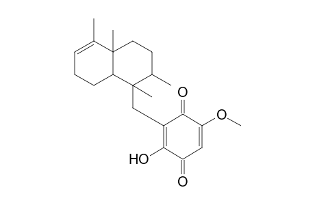 2-HYDROXY-5-METHOXY-3-[(1,2,4A,5-TETRAMETHYL-1,2,3,4,4A,7,8,8A-OCTAHYDRO-NAPHTHALEN-1-YL)-METHYL]-PARA-BENZOQUINONE;ISO-SPONGIAQUINONE