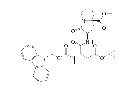 (2R,8R)-2-[[(2S)-4-tert-butoxy-2-(9H-fluoren-9-ylmethoxycarbonylamino)-4-keto-butanoyl]amino]-3-keto-pyrrolizidine-8-carboxylic acid methyl ester