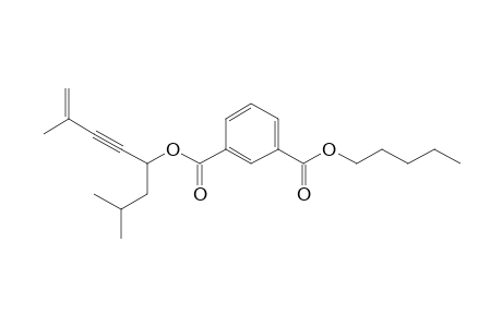 Isophthalic acid, 2,7-dimethyloct-7-en-5-yn-4-yl pentyl ester