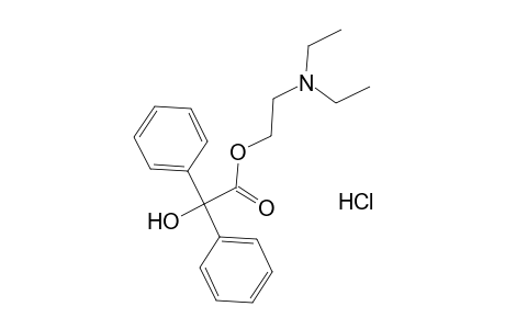 benzilic acid, 2-diethylaminoethyl ester, hydrochloride