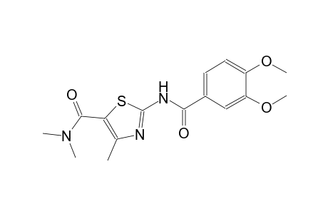 2-[(3,4-dimethoxybenzoyl)amino]-N,N,4-trimethyl-1,3-thiazole-5-carboxamide