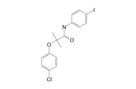 2-(p-chlorophenoxy)-4'-iodo-2-methylpropionanilide