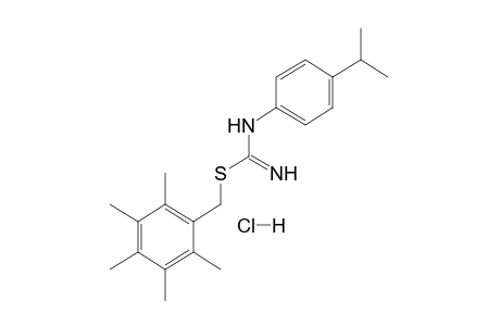 3-(p-cumenyl)-2-pentamethylbenzylthiopseudourea, hydrochloride