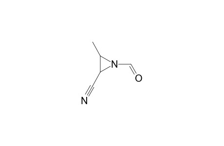 1-Formyl-3-methylaziridine-2-carbonitrile