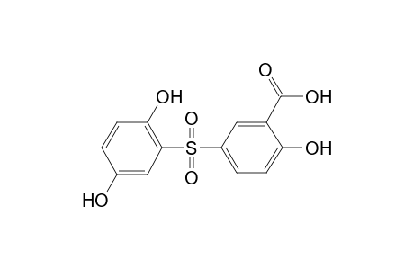 5-(2,5-Dihydroxy-benzenesulfonyl)-2-hydroxy-benzoic acid