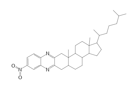 Cholest-2-eno[2,3-b]quinoxaline, 6'-nitro-