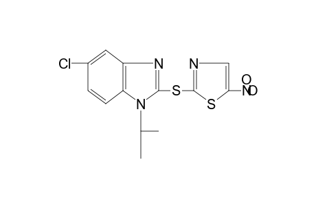 5-chloro-1-isopropyl-2-[(5-nitro-2-thiazolyl)thio]benzimidazole