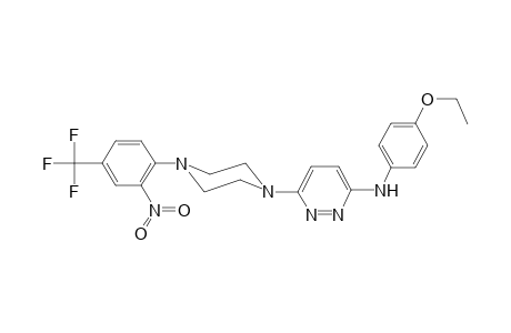 N-(4-ethoxyphenyl)-6-[4-[2-nitro-4-(trifluoromethyl)phenyl]-1-piperazinyl]-3-pyridazinamine
