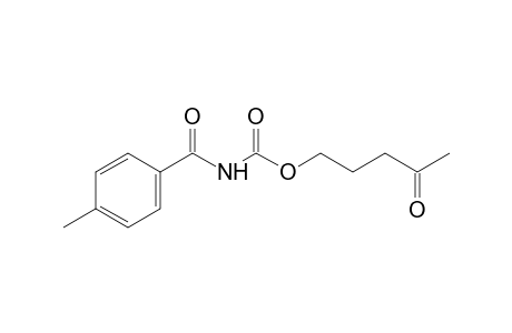 (p-toluoyl)carbamic acid, 4-oxopentyl ester