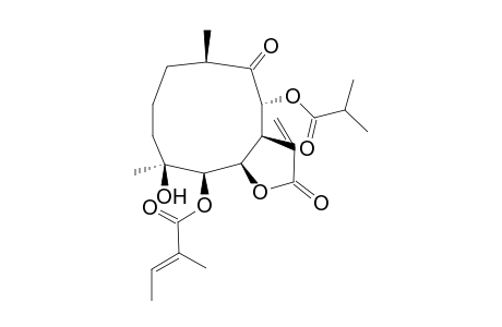 8.alpha.-[(Isobutyryl)oxy]-Ineupatorolide - 5-[O-Tiglate]