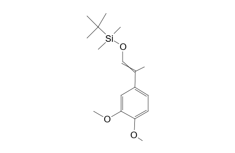[3-(3',4'-Dimethoxyphenyl)-2'-(propenyloxy)](1,1-dimethylethyl)-dimethylsilane