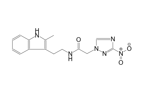 N-[2-(2-methyl-1H-indol-3-yl)ethyl]-2-(3-nitro-1,2,4-triazol-1-yl)ethanamide