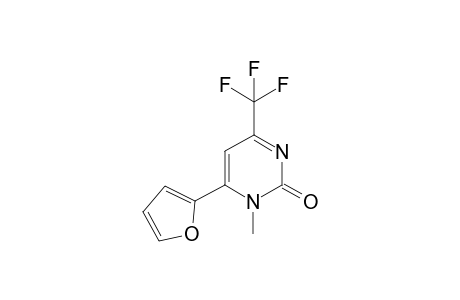 6-(Furan-2-yl)-1-methyl-4-(trifluoromethyl)pyrimidin-2(1H)-one