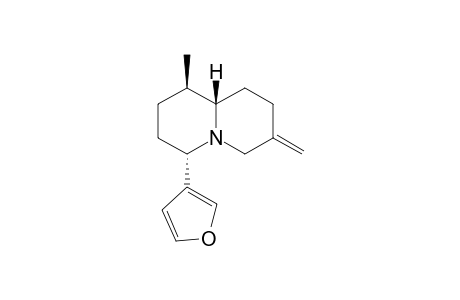 (1R,4S,9aS)-4-(furan-3-yl)-1-methyl-7-methyleneoctahydro-1H-quinolizine